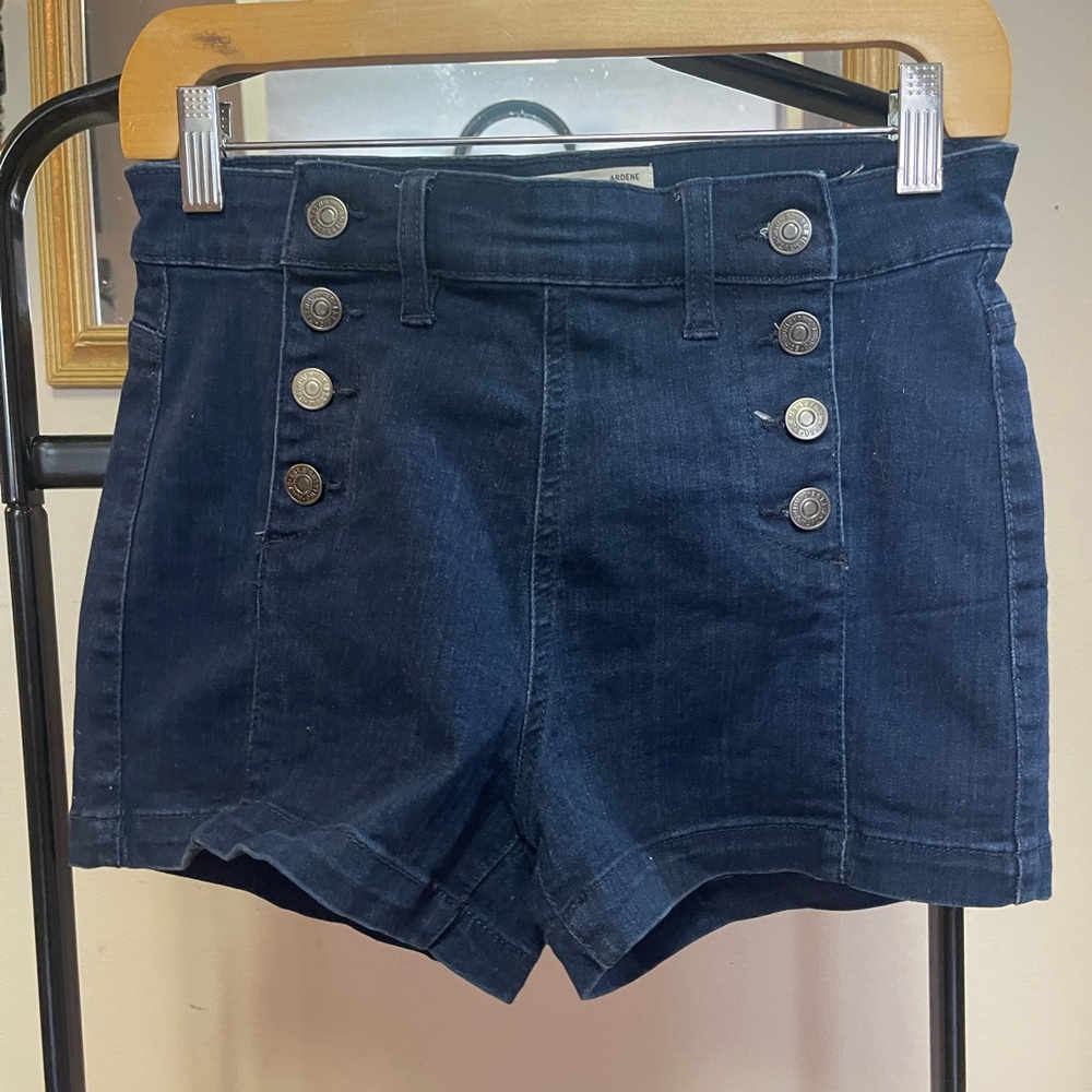 NWOT Stretch denim sailor shorts